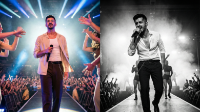 Konser Havası Veren Sanatçı Erkek Prompt'u