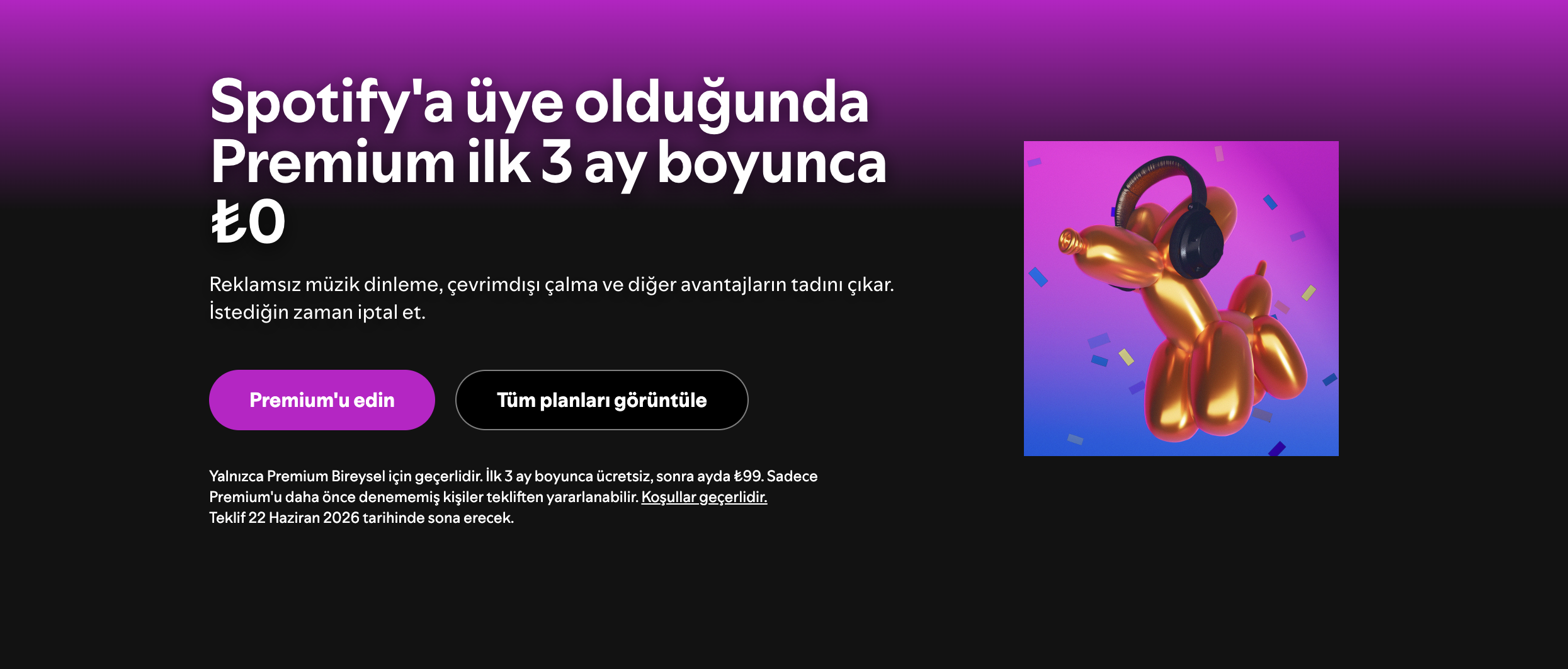 Spotify Premium, 3 Ay Ücretsiz Nasıl Alınır?